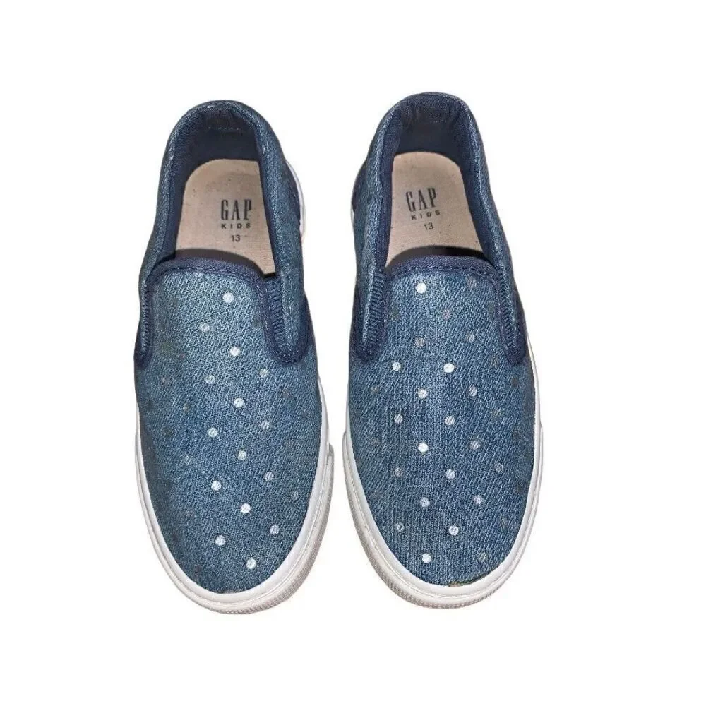 Gap Chambray Polka Dot Slip-On Shoes